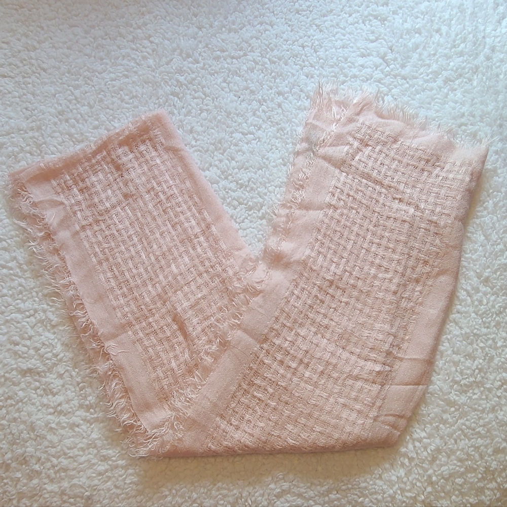 Pink Silky Scarf